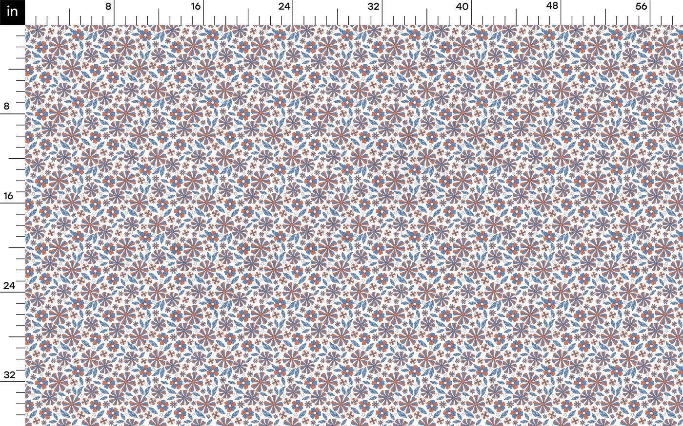 4th of July Patriotic Bullet Fabric AA2188