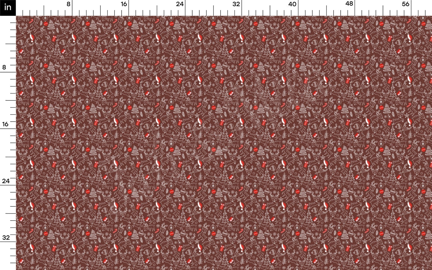 Christmas DBP Fabric Double Brushed Polyester DBP2164