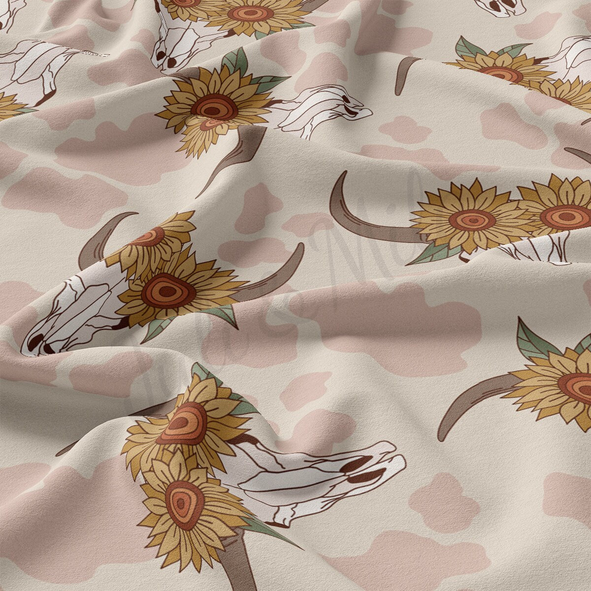 Boho Western DBP Fabric Double Brushed Polyester Fabric by the Yard DBP Jersey Stretchy Soft Polyester Stretch Fabric DBP2170