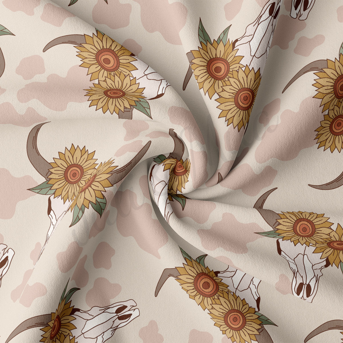 Boho Western DBP Fabric Double Brushed Polyester Fabric by the Yard DBP Jersey Stretchy Soft Polyester Stretch Fabric DBP2170