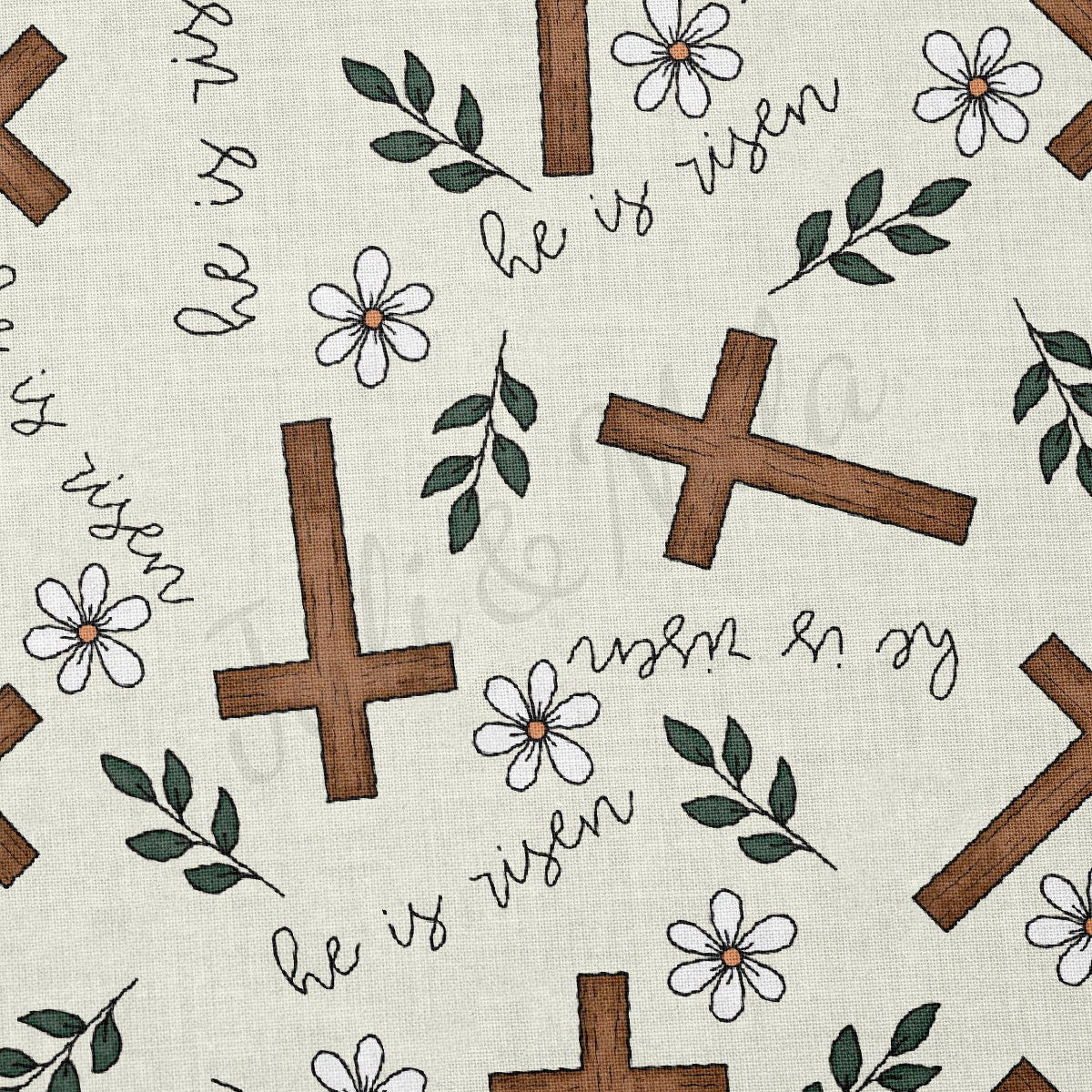 100% Cotton Fabric CTN2215 Easter