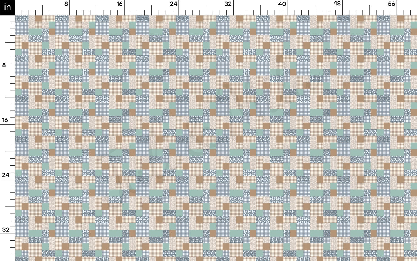DBP Fabric Double Brushed Polyester DBP2209 Patchwork