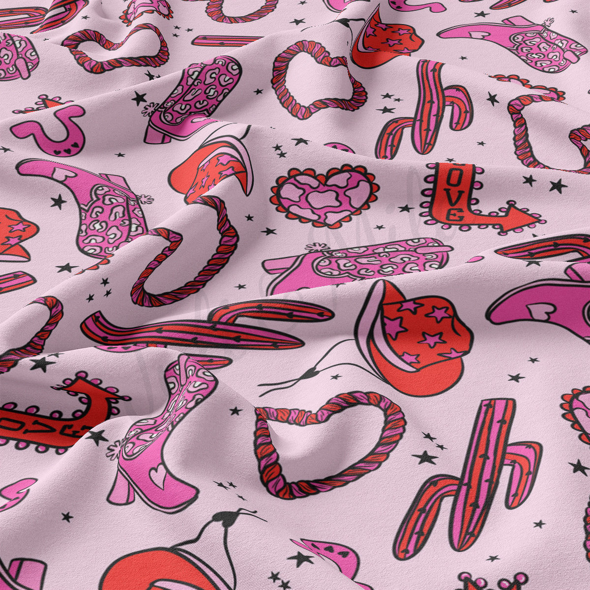 DBP Fabric Double Brushed Polyester DBP2214 Valentine's Day