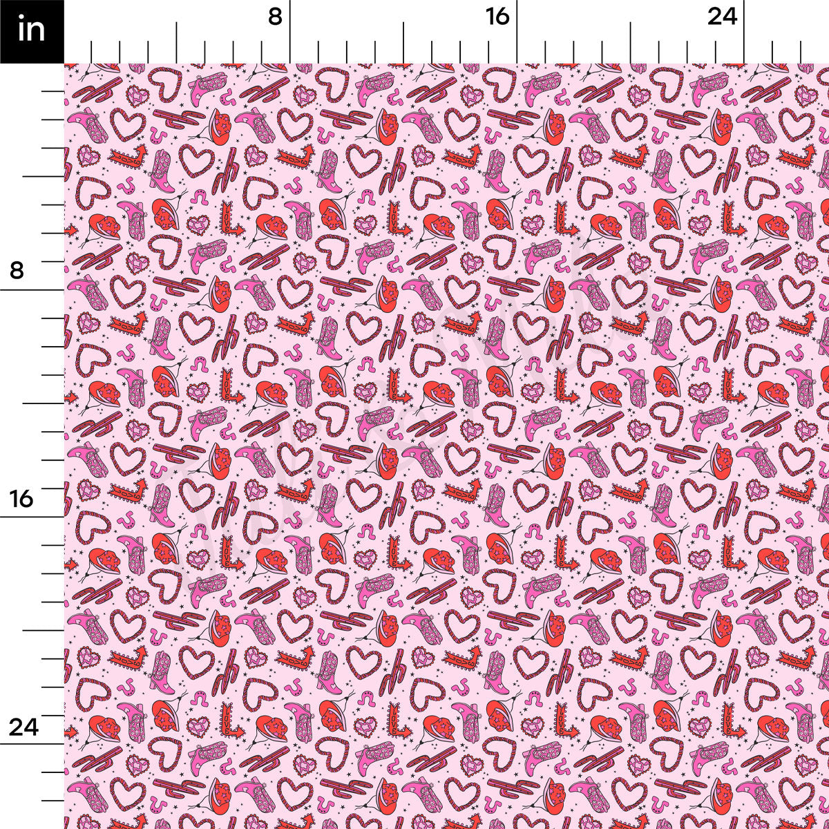 DBP Fabric Double Brushed Polyester DBP2214 Valentine's Day