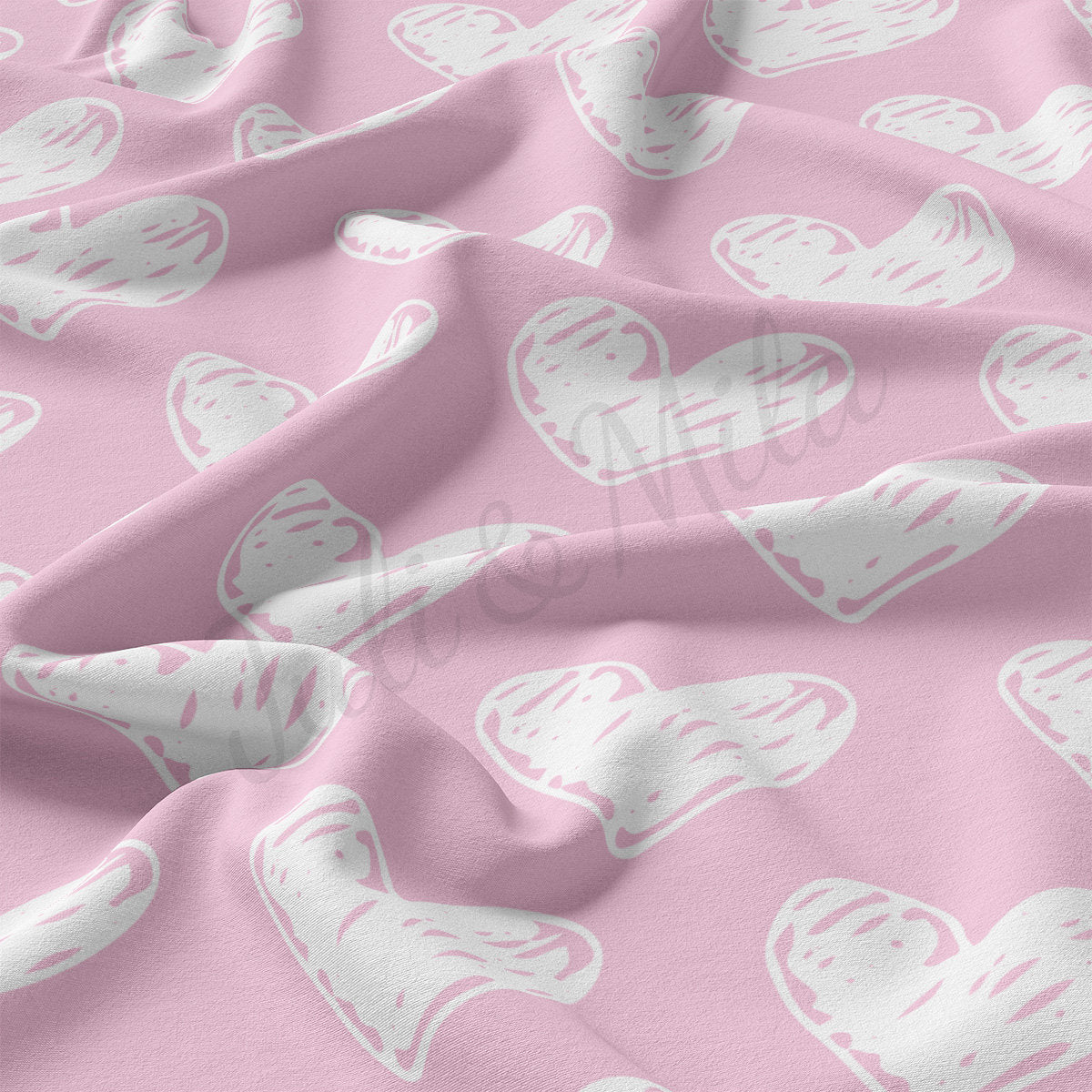 DBP Fabric Double Brushed Polyester DBP2219 Valentine's Day
