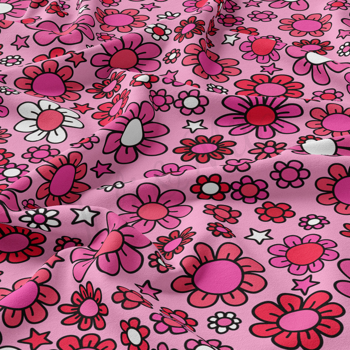 DBP Fabric Double Brushed Polyester DBP2228 Valentine's Day