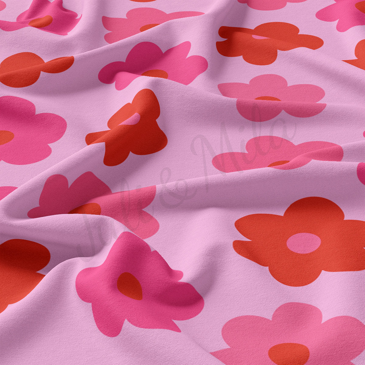 DBP Fabric Double Brushed Polyester DBP2233 Valentine's Day