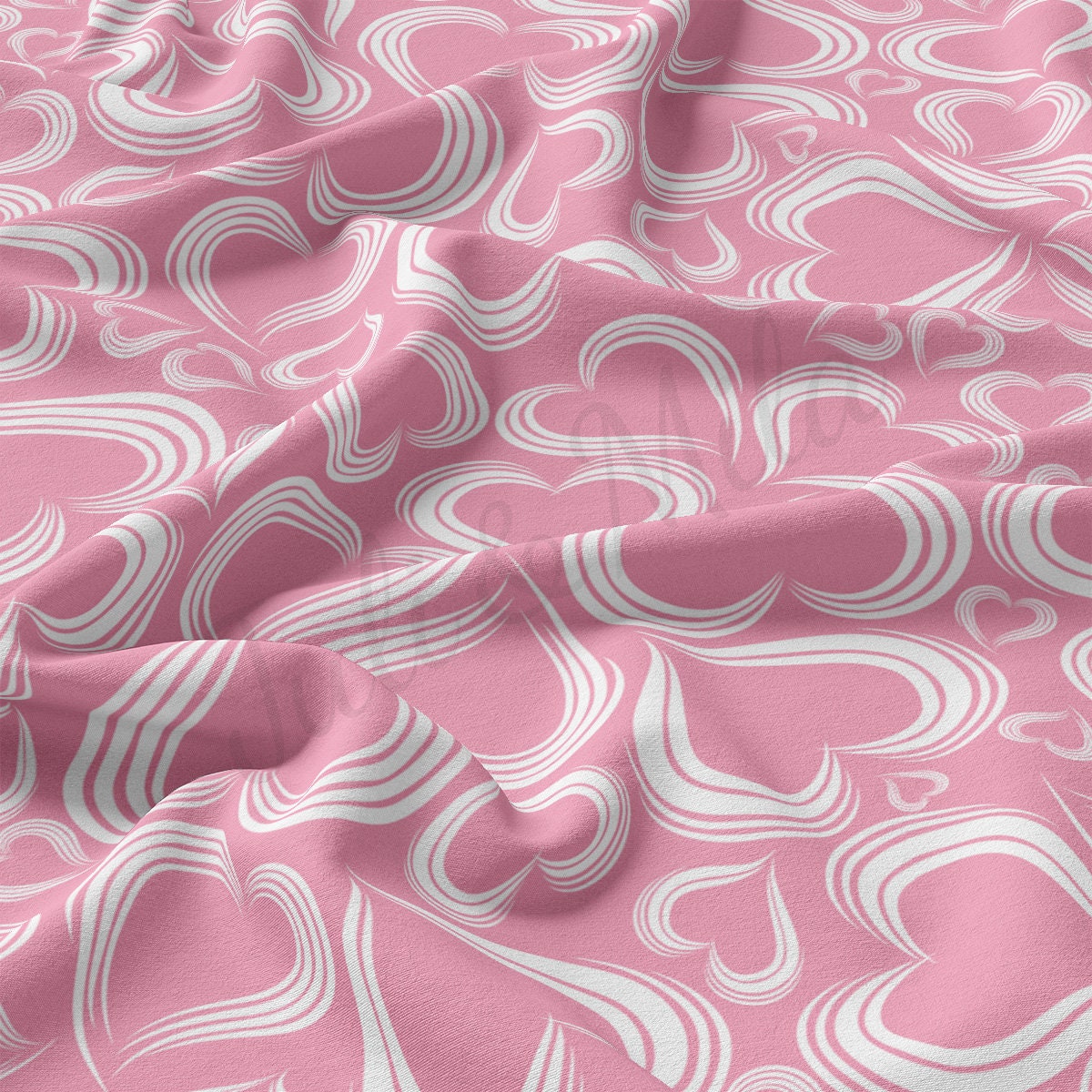 DBP Fabric Double Brushed Polyester DBP2237 Valentine's Day