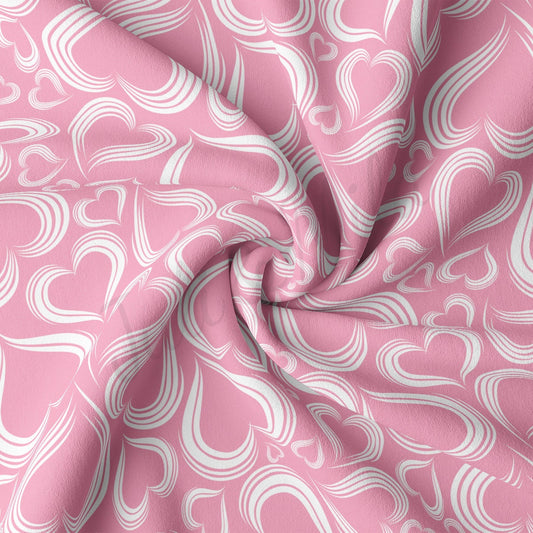 DBP Fabric Double Brushed Polyester DBP2237 Valentine's Day