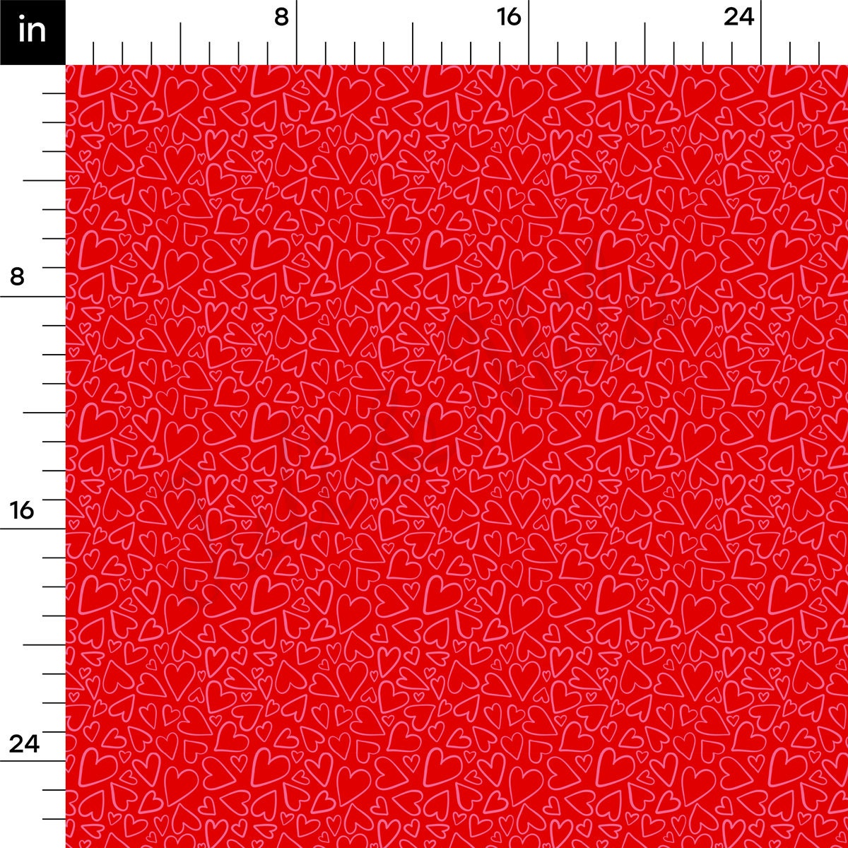 DBP Fabric Double Brushed Polyester DBP2250 Valentine's Day