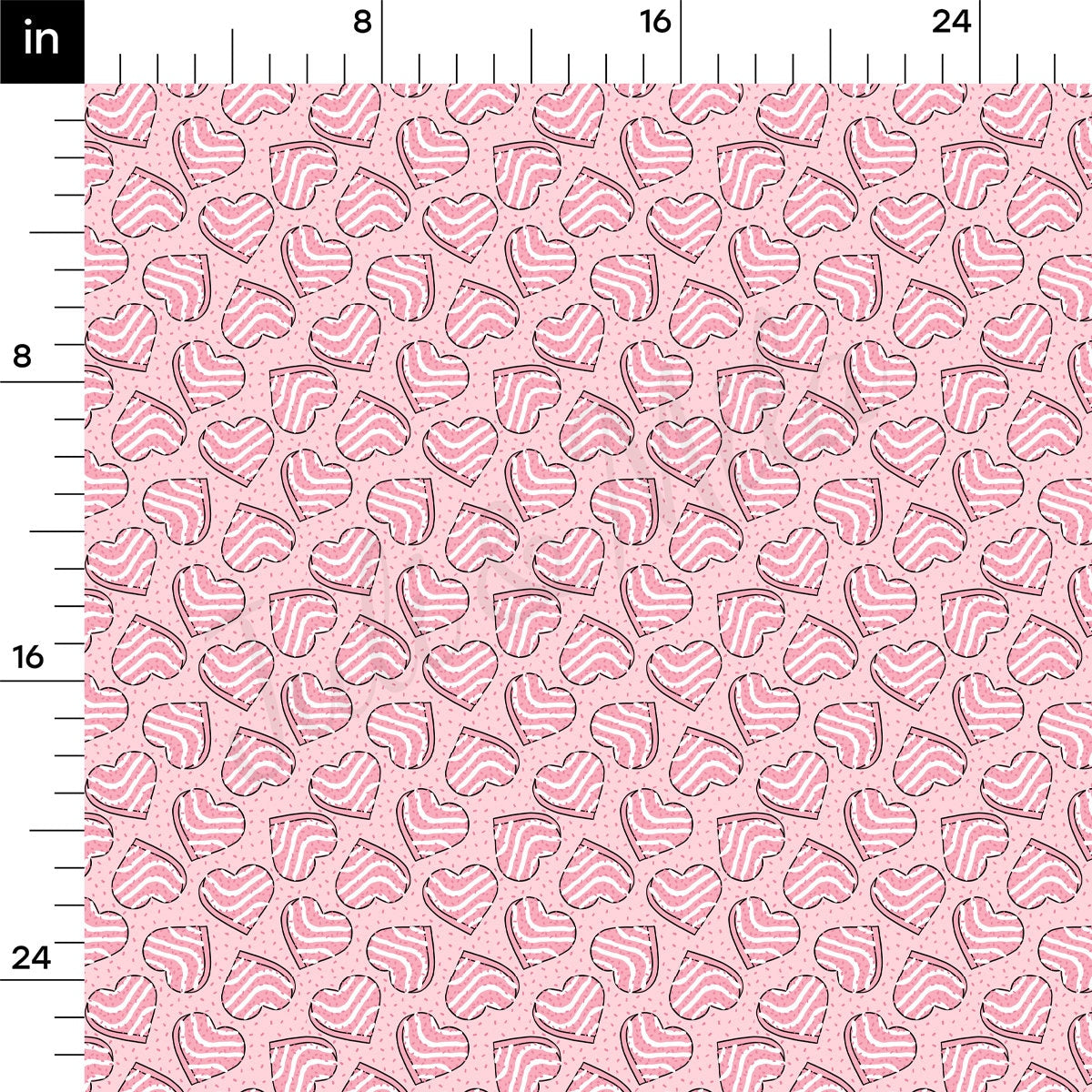DBP Fabric Double Brushed Polyester DBP2256 Valentine's Day