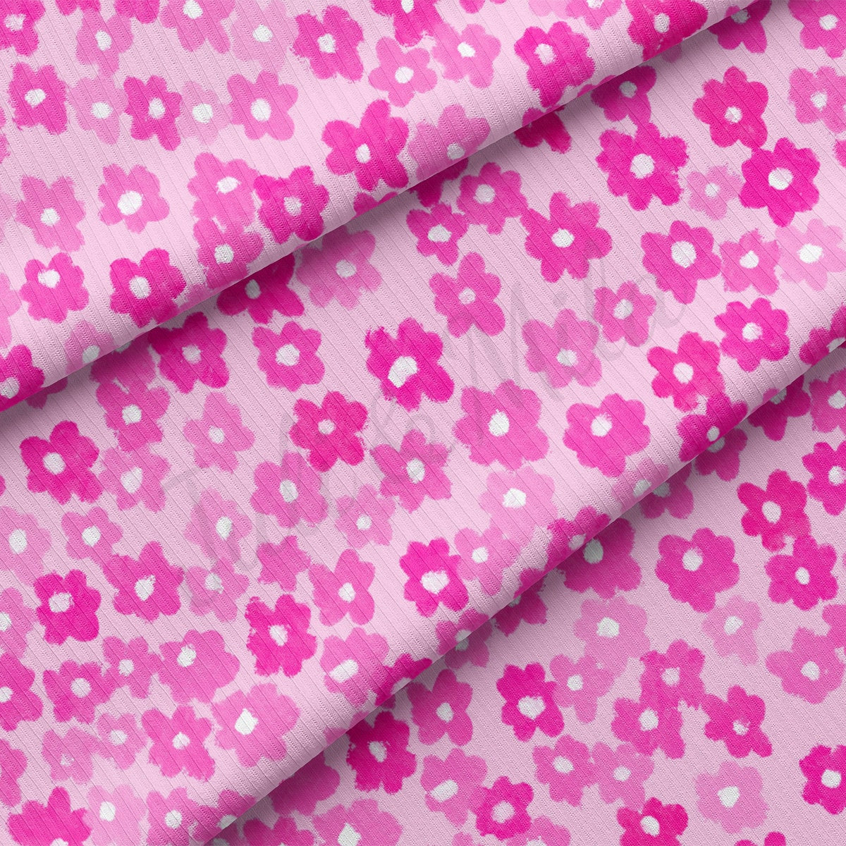 Rib Knit Fabric RBK2223 Valentine's Day