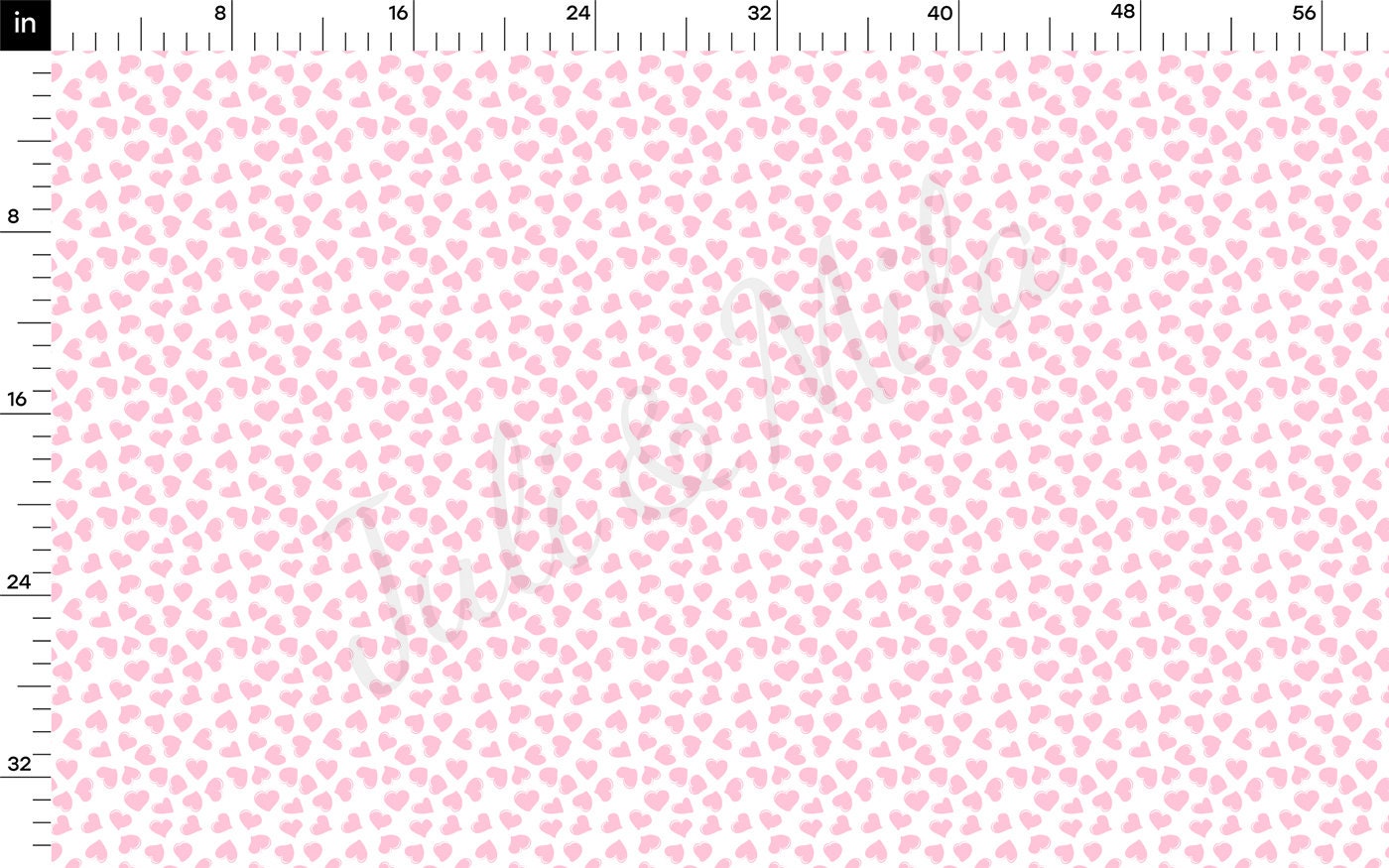 Rib Knit Fabric RBK2234 Valentine's Day