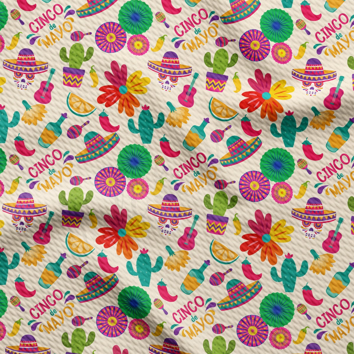 Bullet Fabric AA2267 Cinco De May Mexico Serape
