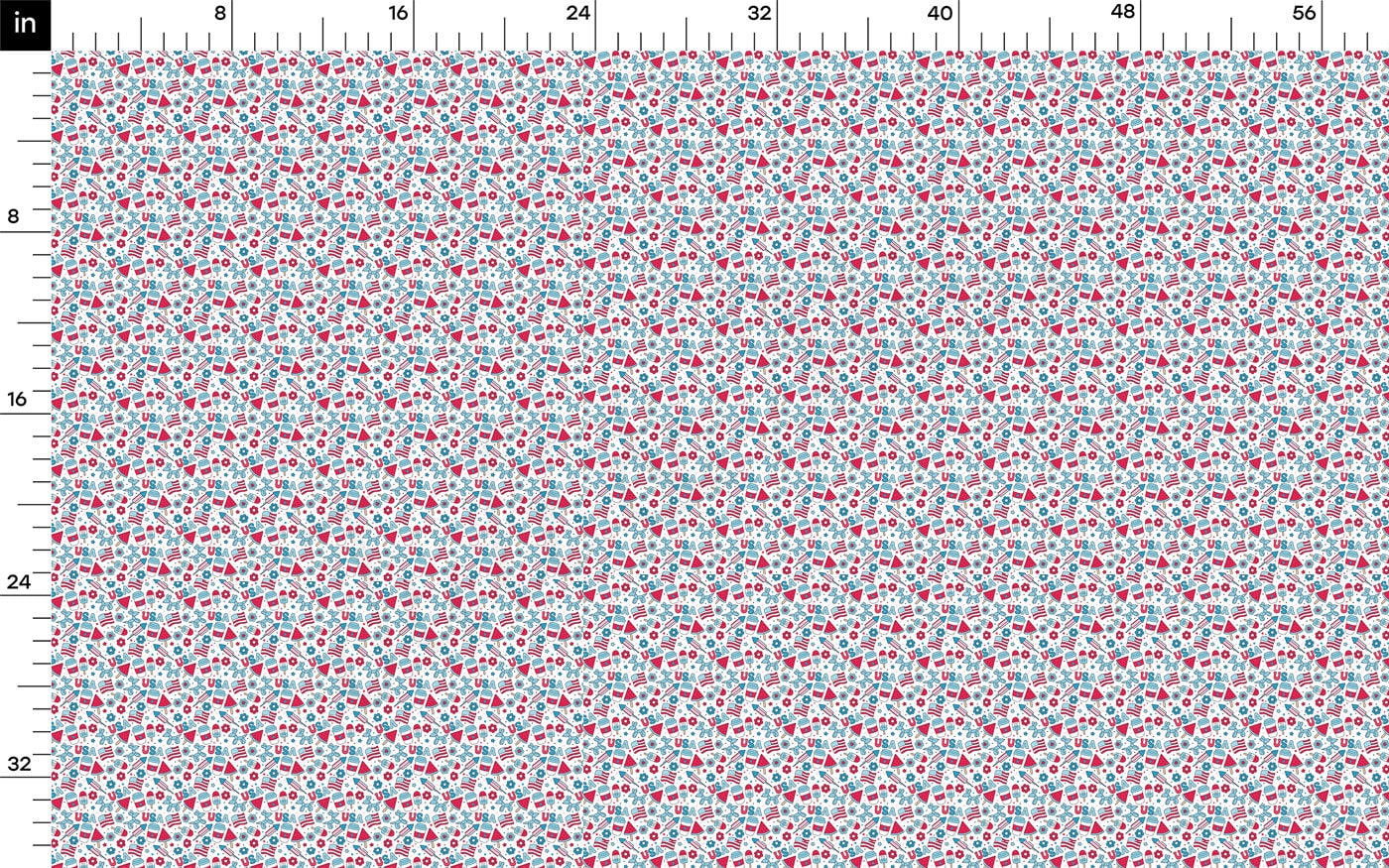 Bullet Fabric AA2296 Patriotic 4th of July
