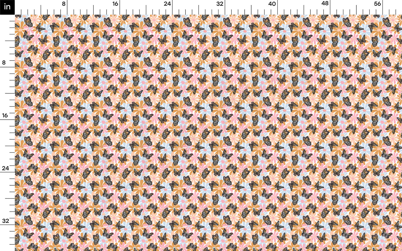 100% Cotton Fabric CTN2262 Butterfly