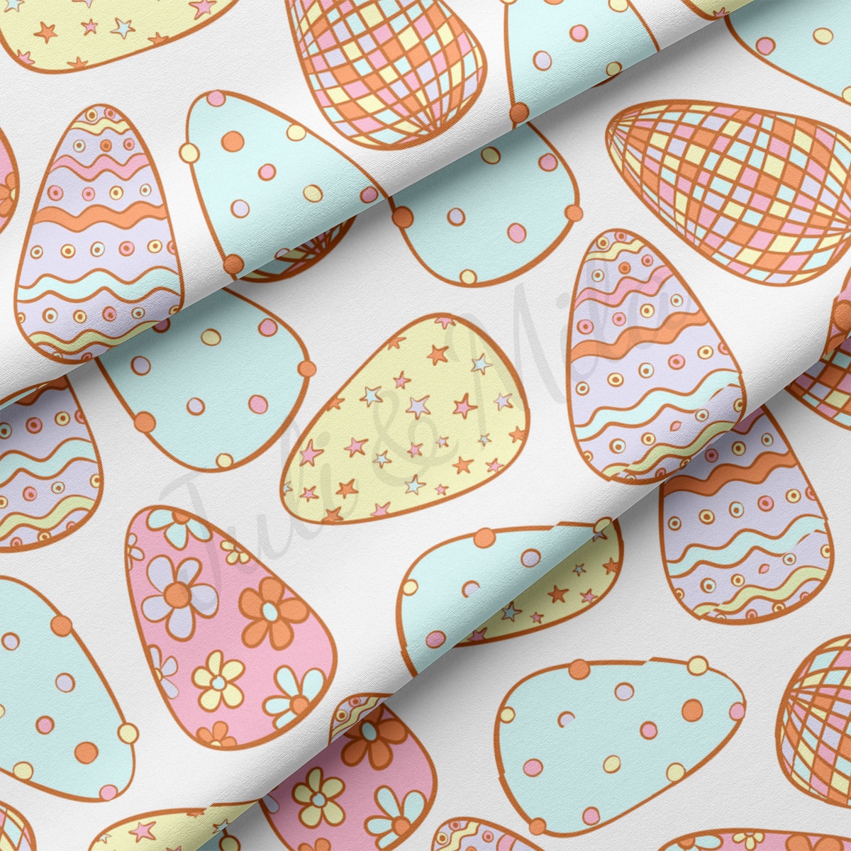 DBP Fabric Double Brushed Polyester DBP2274 Easter