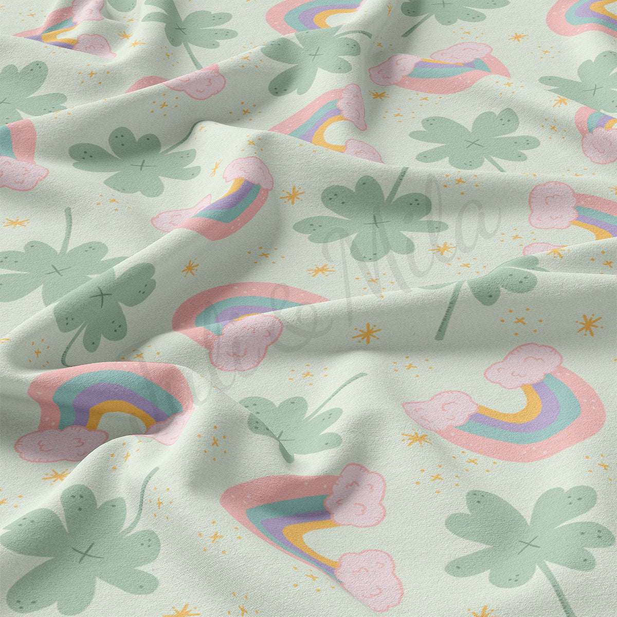 DBP Fabric Double Brushed Polyester DBP2294 St. Patrick's Day