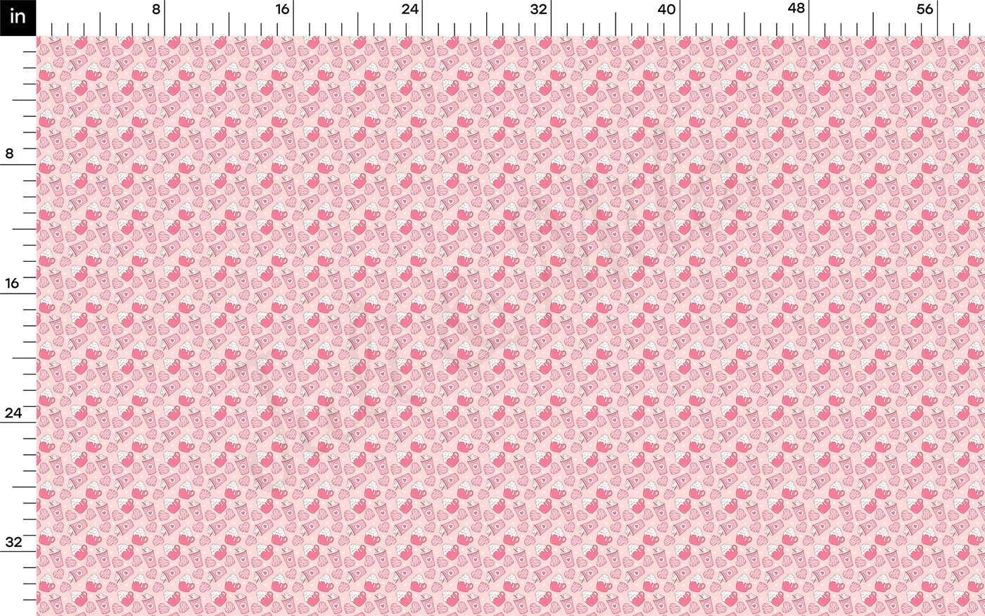 DBP Fabric Double Brushed Polyester DBP2300 Valentine's Day