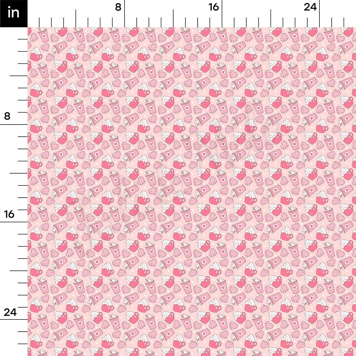 DBP Fabric Double Brushed Polyester DBP2300 Valentine's Day