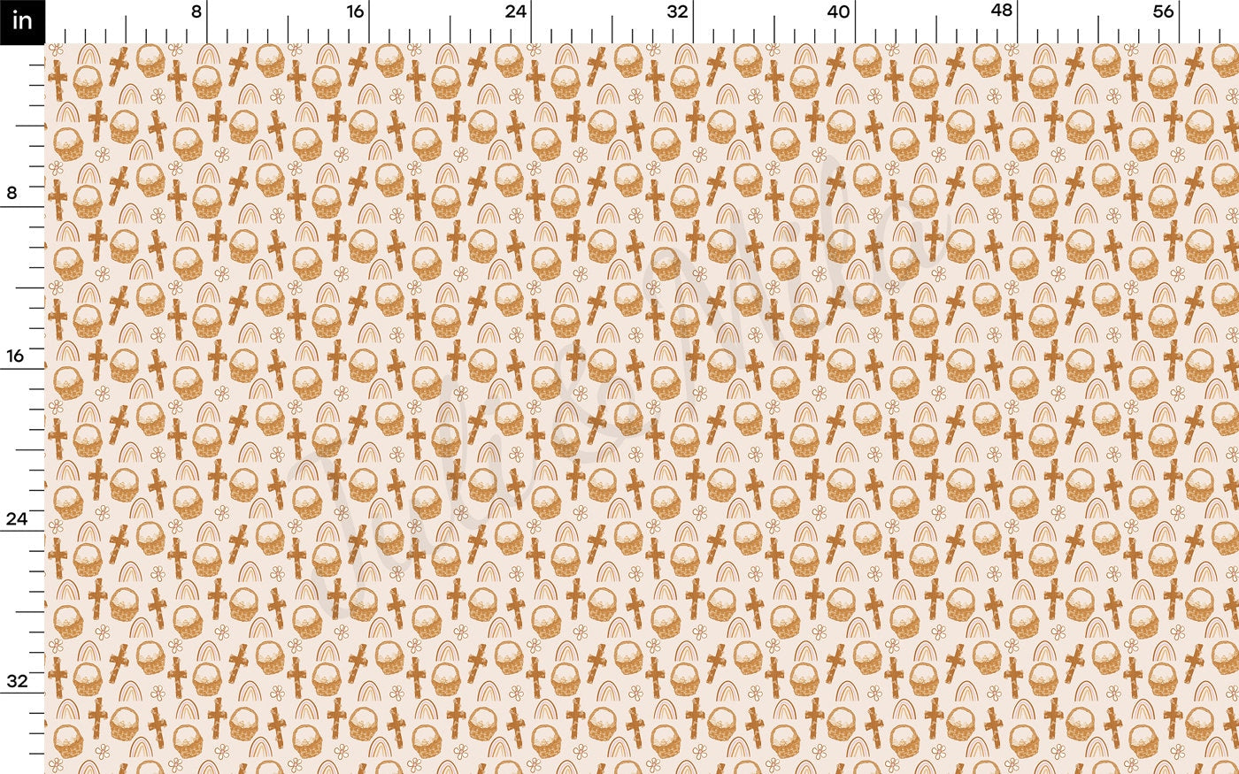 Rib Knit Fabric 1 Yard RBK2271 Easter