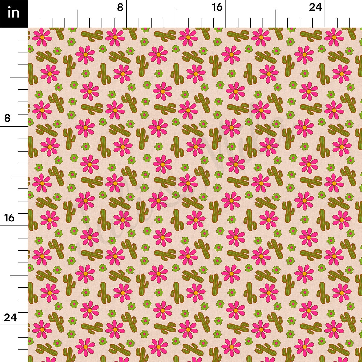 Rib Knit Fabric RBK2273 Floral
