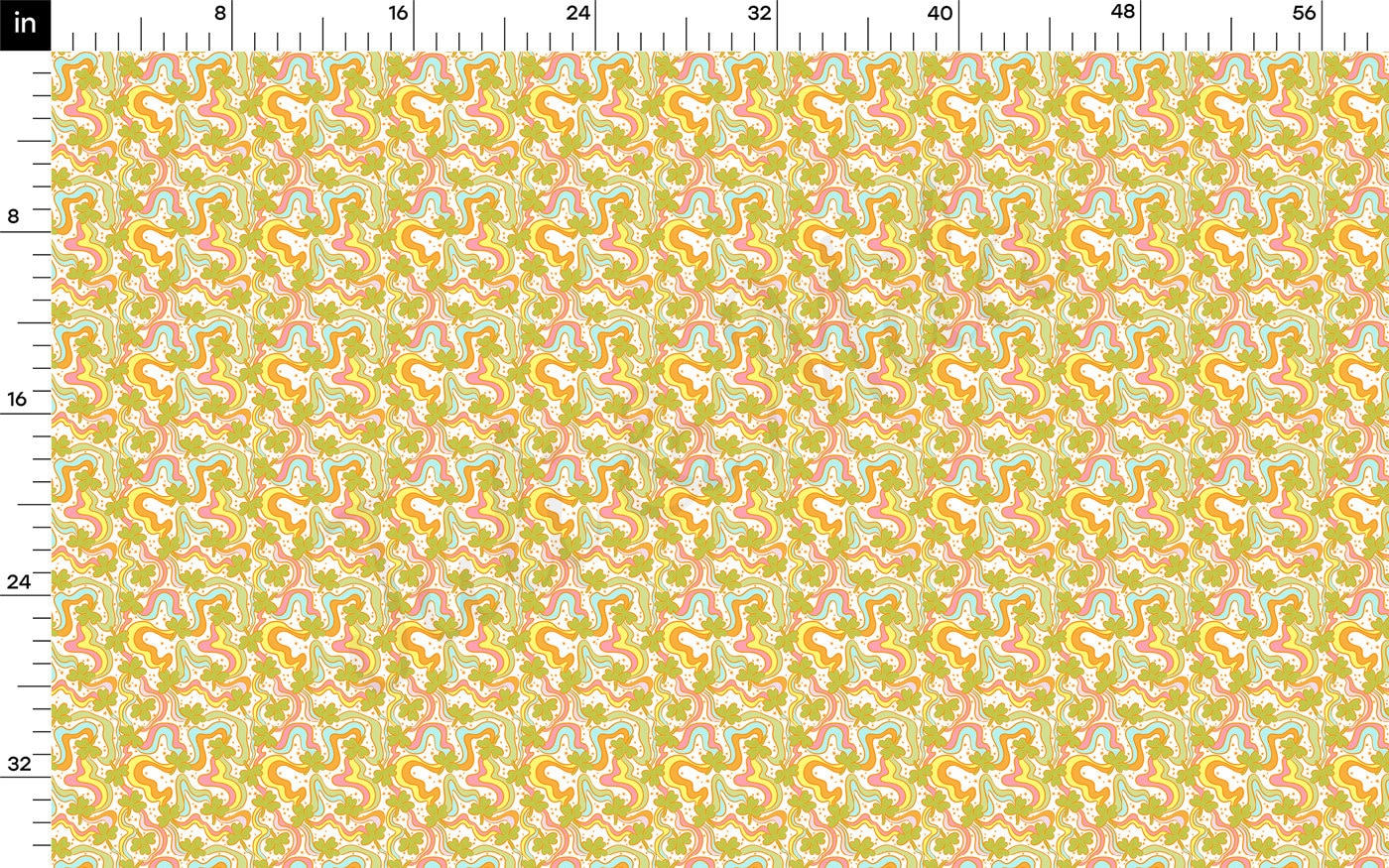 Rib Knit Fabric RBK2293 St. Patrick's Day