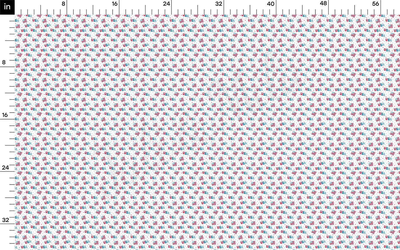 Rib Knit Fabric RBK2295 4th of July Patriotic