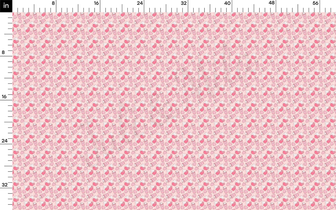 Rib Knit Fabric RBK2300 Valentine's Day
