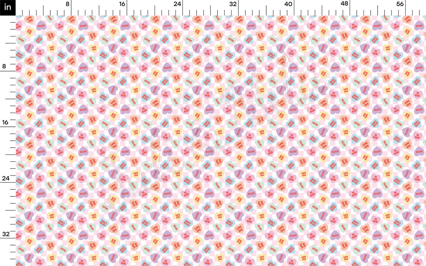 100% Cotton Fabric CTN2305 Valentine's Day