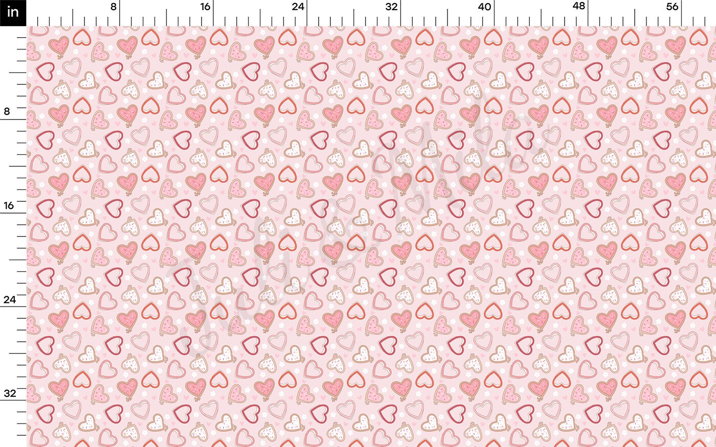 DBP Fabric Double Brushed Polyester DBP2304 Valentine's Day