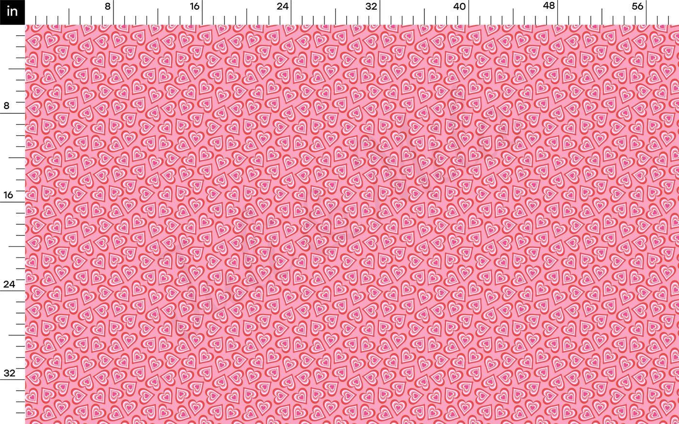 DBP Fabric Double Brushed Polyester DBP2307 Valentine's Day