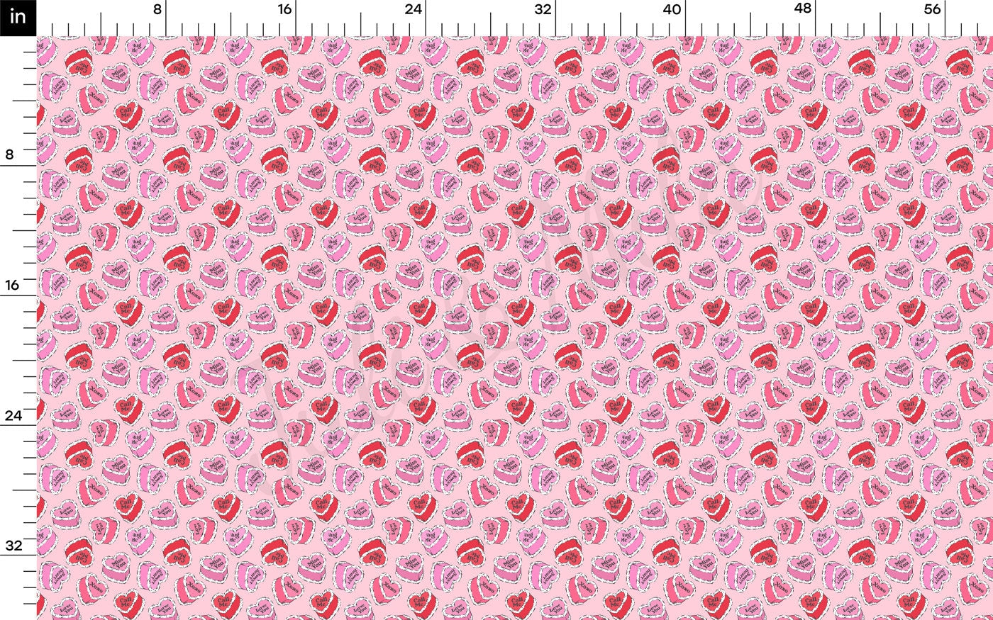 DBP Fabric Double Brushed Polyester DBP2313 Valentine's Day