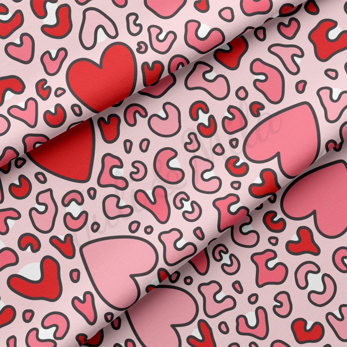 DBP Fabric Double Brushed Polyester DBP2316 Valentine's Day