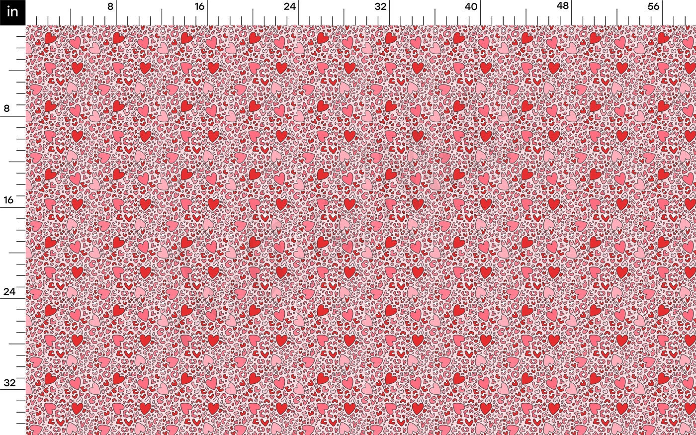 DBP Fabric Double Brushed Polyester DBP2316 Valentine's Day
