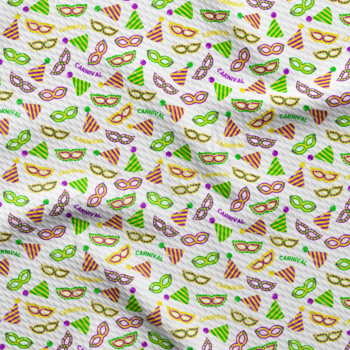 Mardi Gras Liverpool Bullet Textured Fabric  AA2356