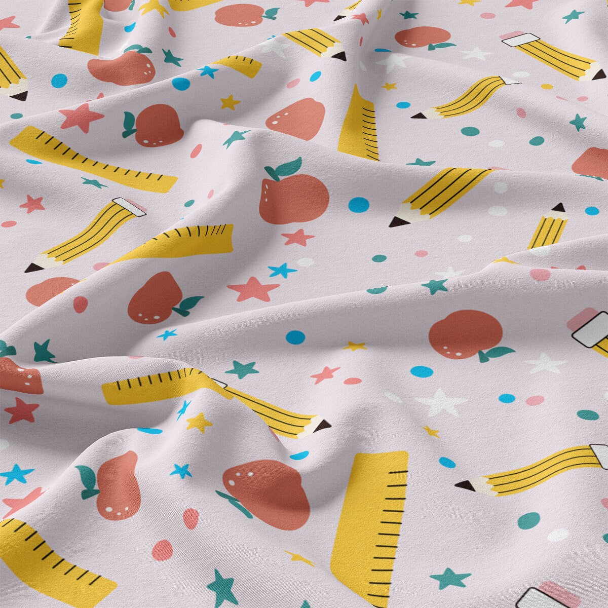 DBP Fabric Double Brushed Polyester DBP2365 Back to School