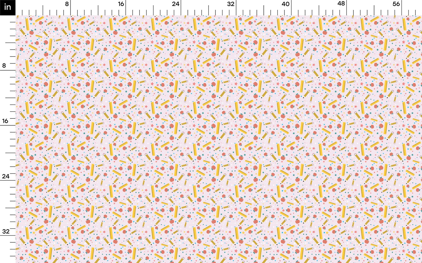 DBP Fabric Double Brushed Polyester DBP2365 Back to School