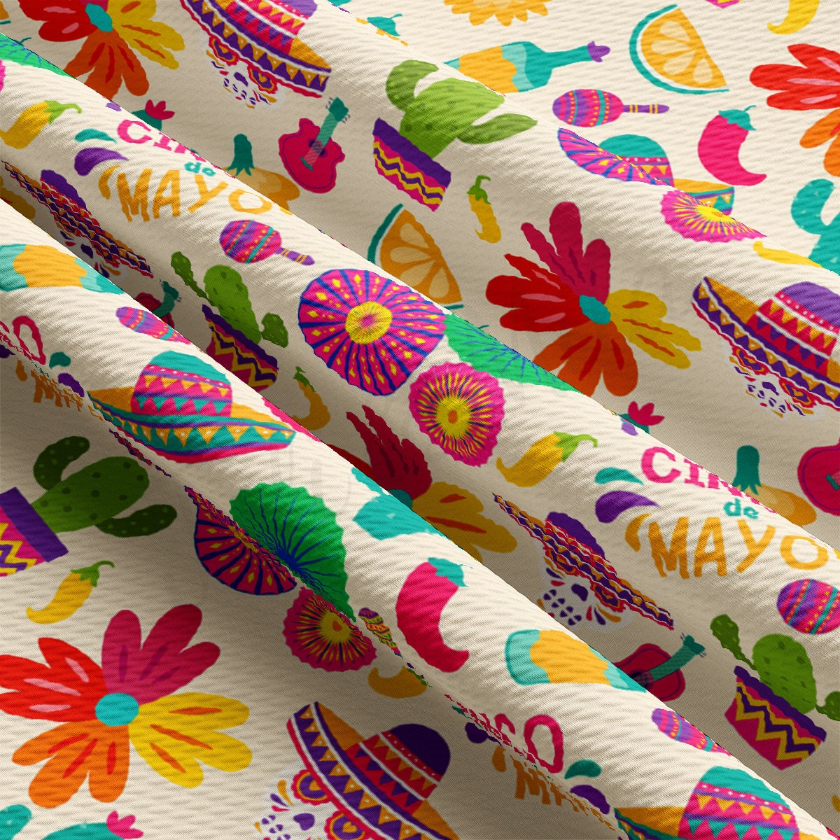 Bullet Fabric AA2267 Cinco De May Mexico Serape