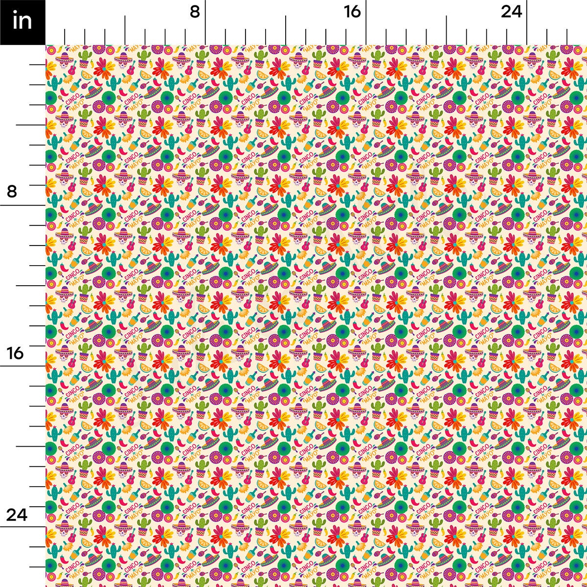 Bullet Fabric AA2267 Cinco De May Mexico Serape