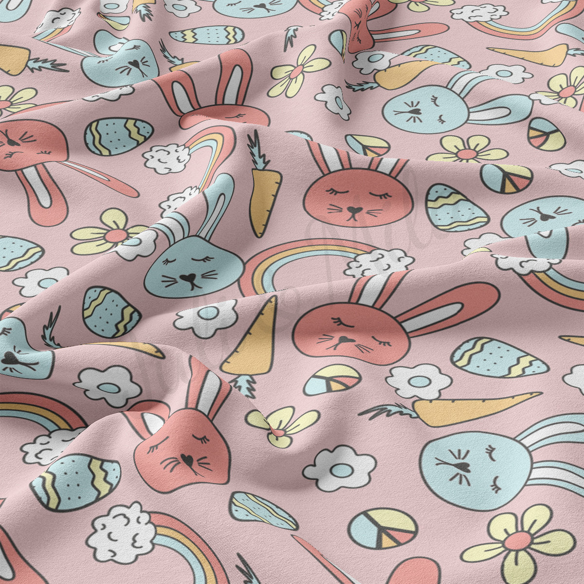 DBP Fabric Double Brushed Polyester DBP2272 Easter