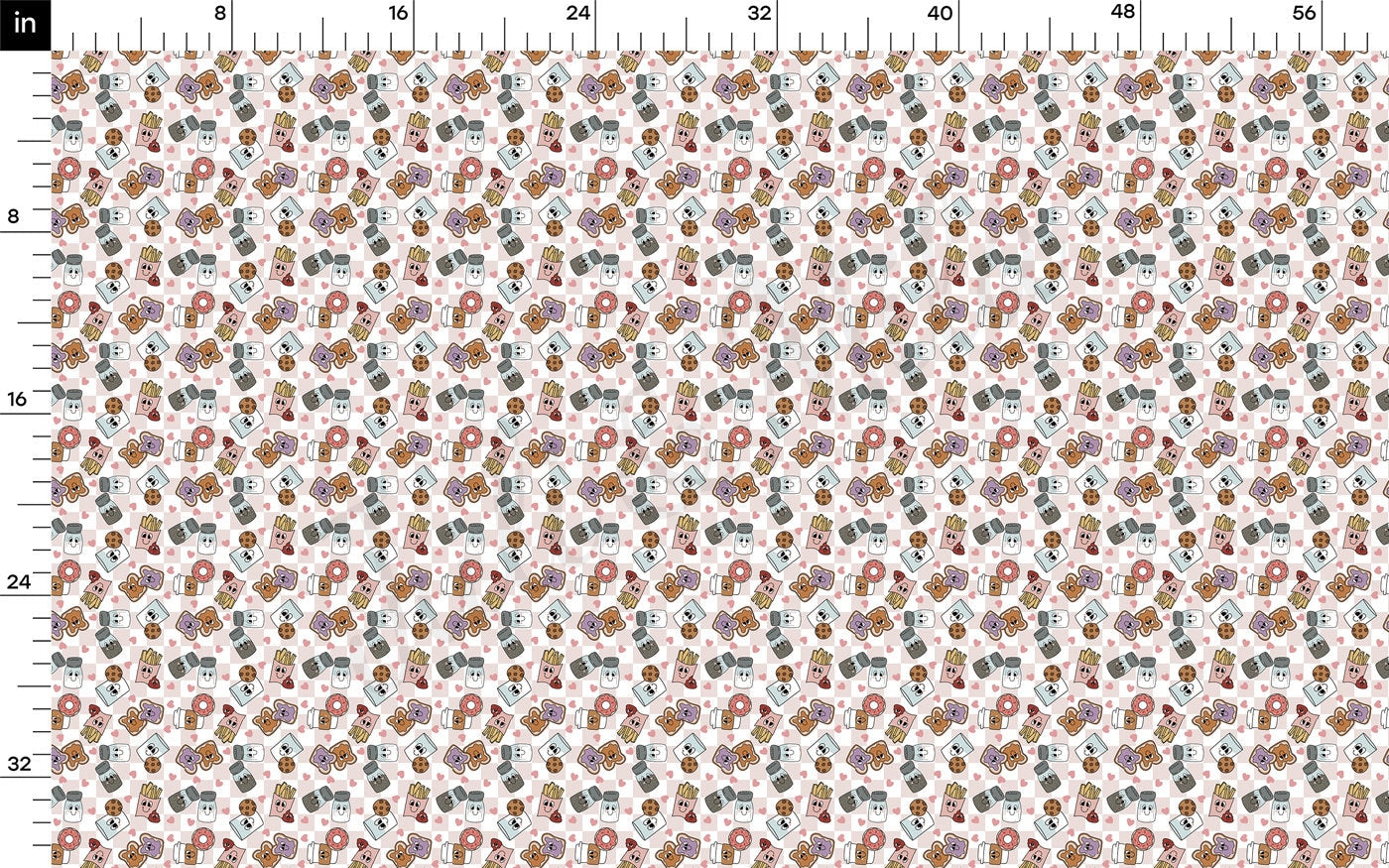 DBP Fabric Double Brushed Polyester DBP2298 Valentine's Day