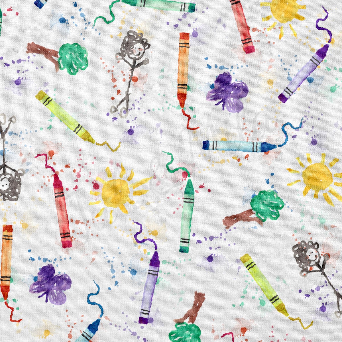 100% Cotton Fabric CTN2379 Back to School