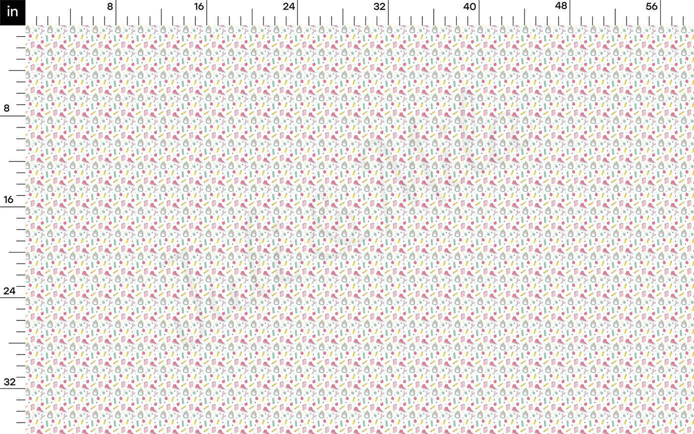 100% Cotton Fabric CTN2412 Back to School