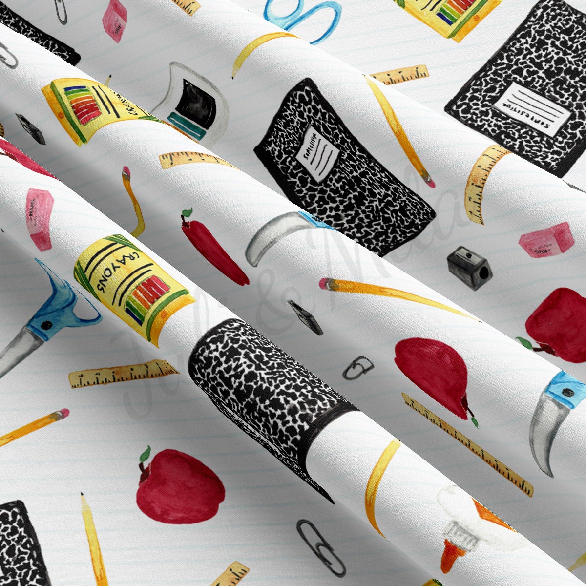 DBP Fabric Double Brushed Polyester DBP2367 Back to School