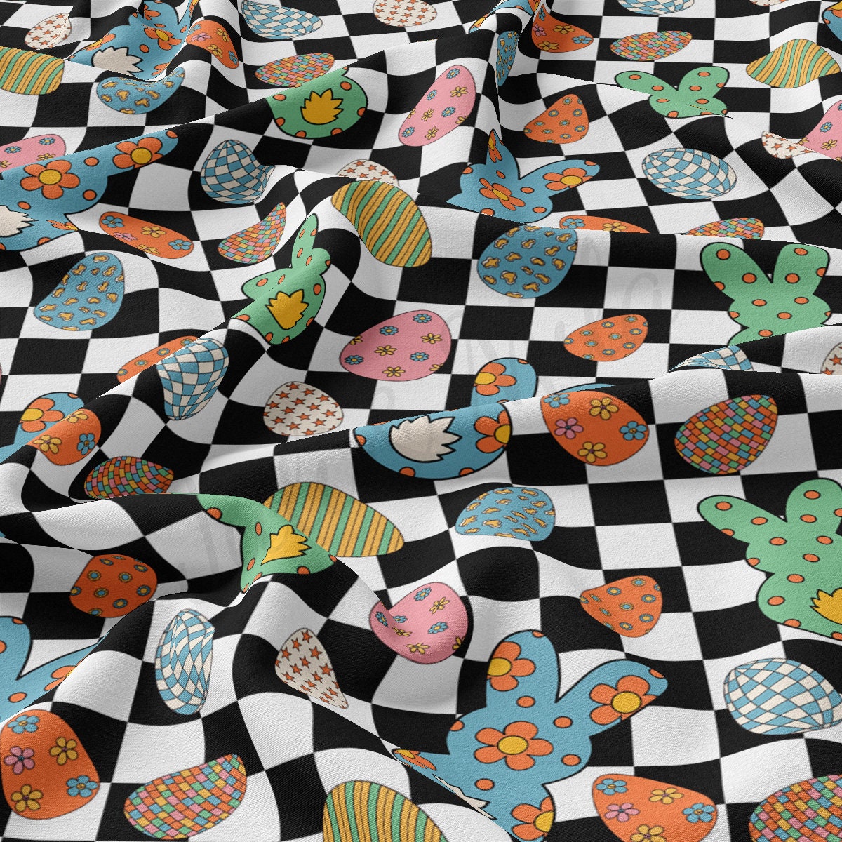 DBP Fabric Double Brushed Polyester DBP2375 Easter