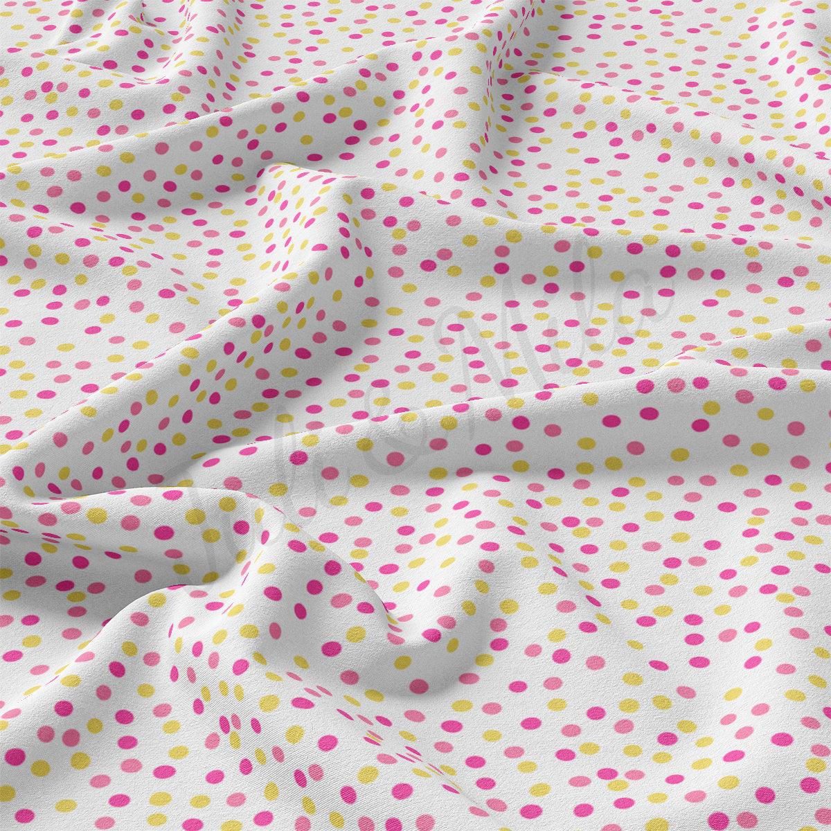 DBP Fabric Double Brushed Polyester DBP2378 Polka Dots