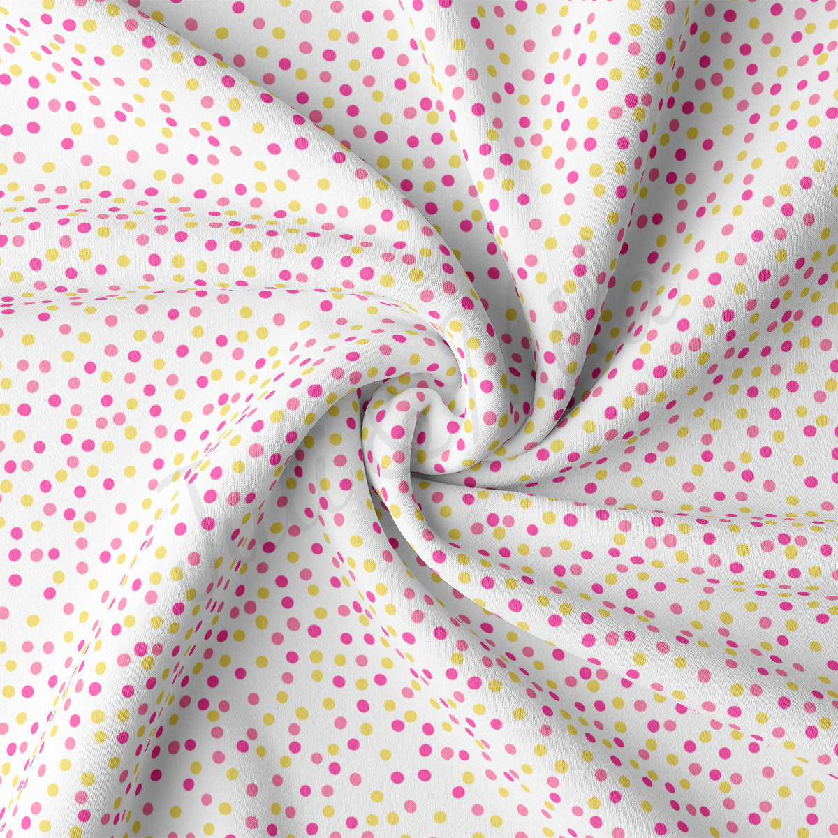 DBP Fabric Double Brushed Polyester DBP2378 Polka Dots