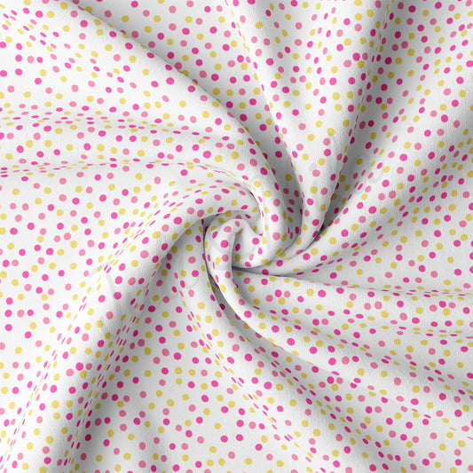 DBP Fabric Double Brushed Polyester DBP2378 Polka Dots