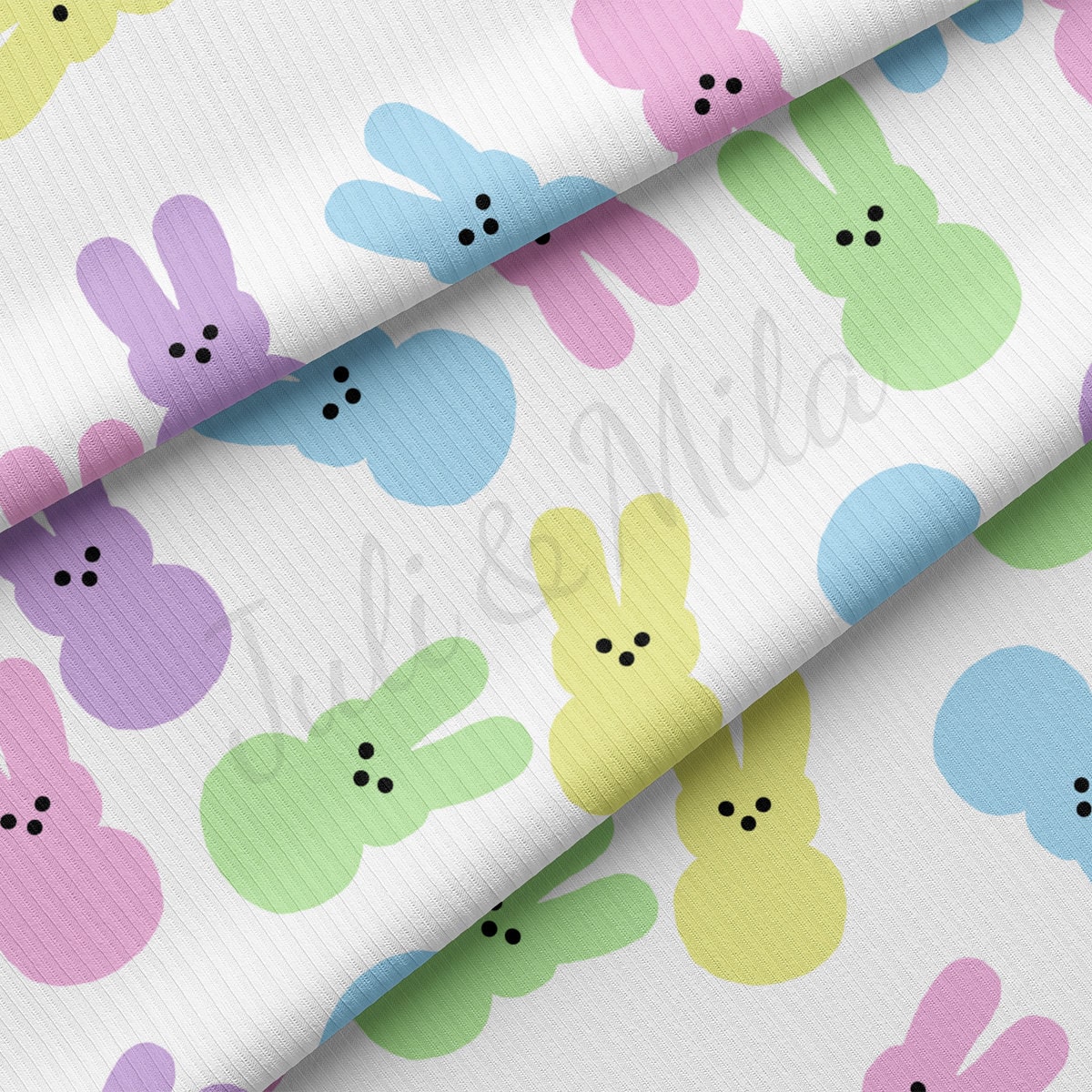 Rib Knit Fabric RBK2399 Easter